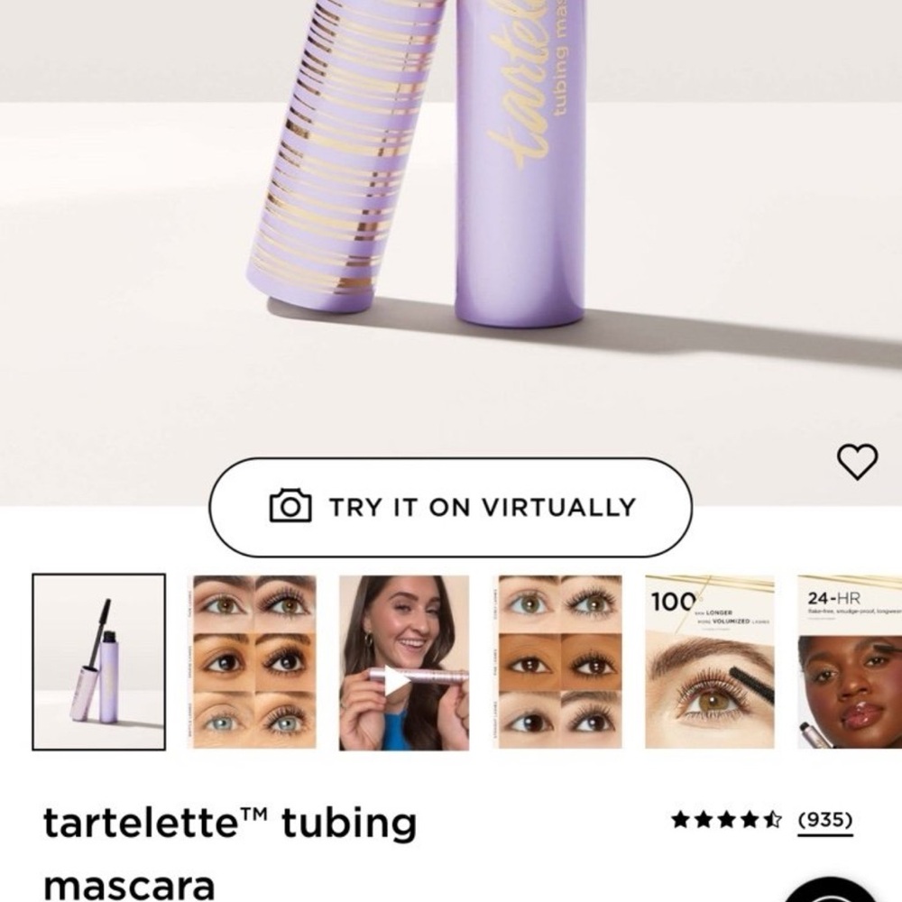 Tubing mascara in black. Brand new!